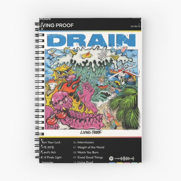 Item preview, Drain - Living Proof Tracklist Album designed and sold by tdwngplum.