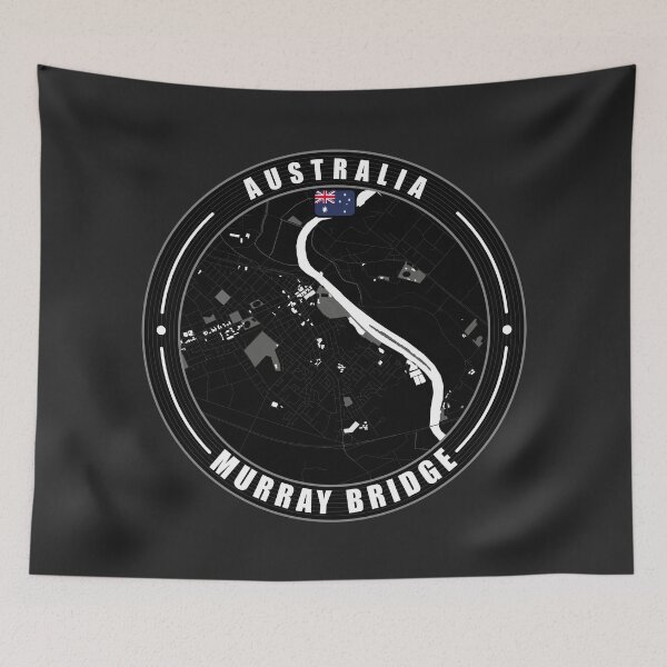 Item preview, Murray Bridge Australia City Map  designed and sold by Thistle-TShop.