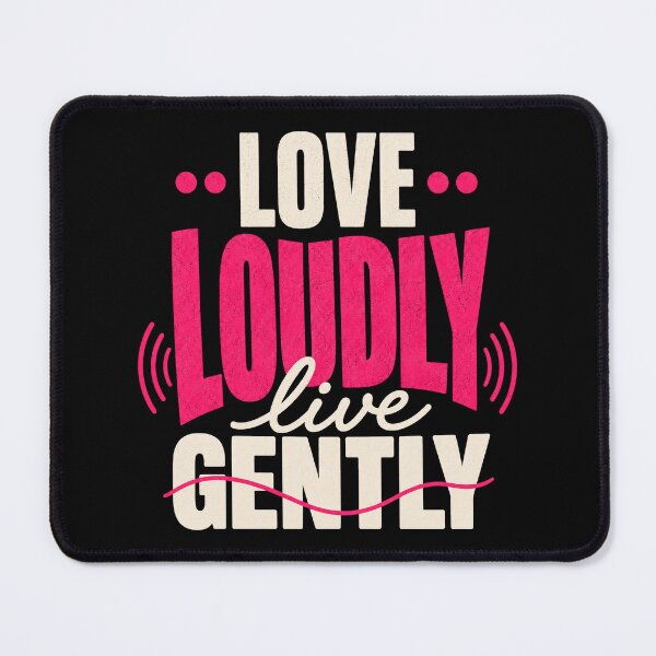 Item preview, Love Loudly Live Gently Positive Quote designed and sold by the-dovlat.
