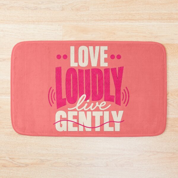 Item preview, Love Loudly Live Gently Positive Quote designed and sold by the-dovlat.
