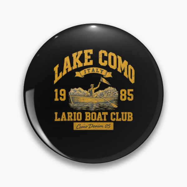 Item preview, Lake Como Italy Boat Club Vintage Varsity Design designed and sold by Yellowriversss.