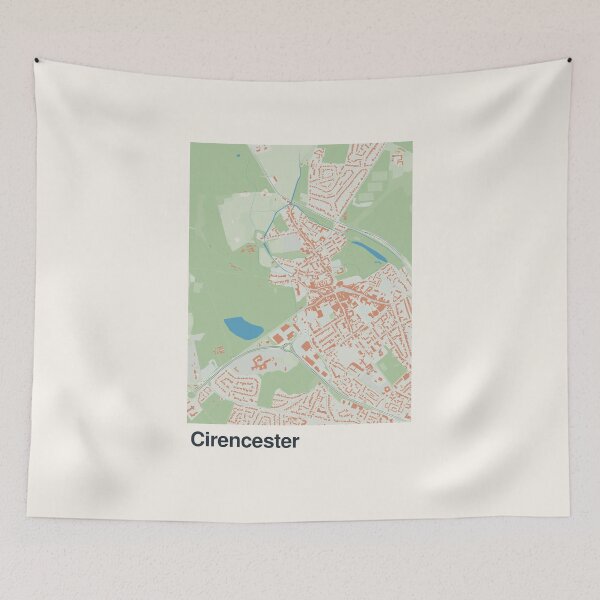 Item preview, Cirencester Minimalistic Map Art designed and sold by MapsNerd.