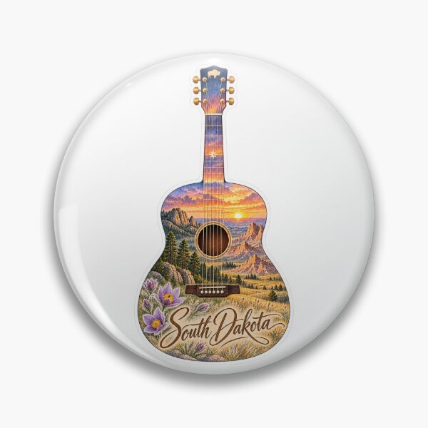 Item preview, South Dakota Badlands Guitar designed and sold by Whimspired By Paxx.