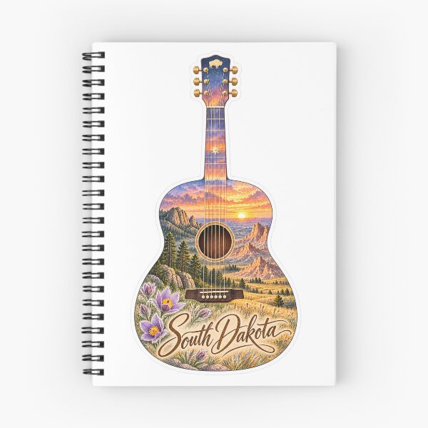 Item preview, South Dakota Badlands Guitar designed and sold by Whimspired By Paxx.