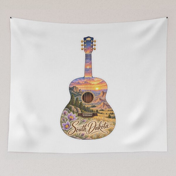 Item preview, South Dakota Badlands Guitar designed and sold by Whimspired By Paxx.