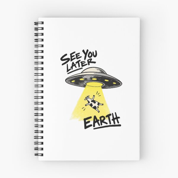 Item preview, See You Later Earth – Funny UFO Cow Abduction designed and sold by zzz888.