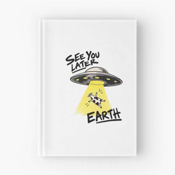 Item preview, See You Later Earth – Funny UFO Cow Abduction designed and sold by zzz888.