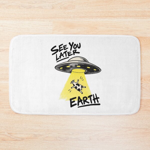 Item preview, See You Later Earth – Funny UFO Cow Abduction designed and sold by zzz888.