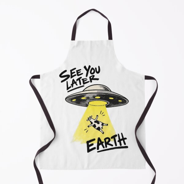 Item preview, See You Later Earth – Funny UFO Cow Abduction designed and sold by zzz888.