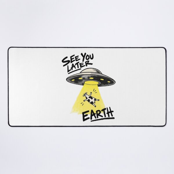 Item preview, See You Later Earth – Funny UFO Cow Abduction designed and sold by zzz888.