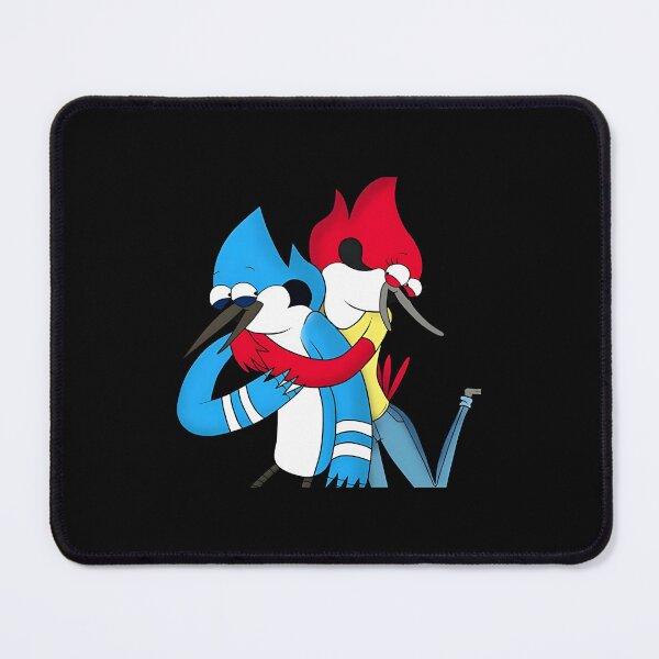Item preview, Mordecai and Margaret Hug Cute Cartoon designed and sold by DovieSchmidt.