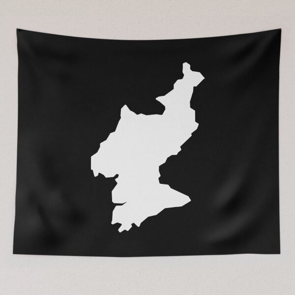 Item preview, North Korea Country Shape KP designed and sold by shitpostee.