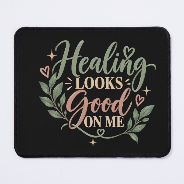 Item preview, Healing Looks Good On Me – Self Love, Healing & Positive Affirmation Botanical Design designed and sold by Sanika arts .