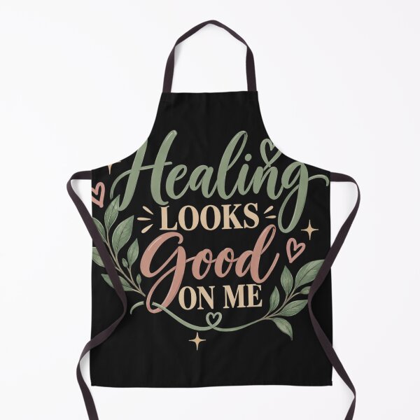 Item preview, Healing Looks Good On Me – Self Love, Healing & Positive Affirmation Botanical Design designed and sold by Sanika arts .