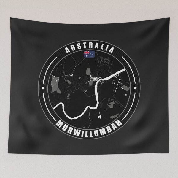 Item preview, Murwillumbah Australia City Map  designed and sold by Thistle-TShop.