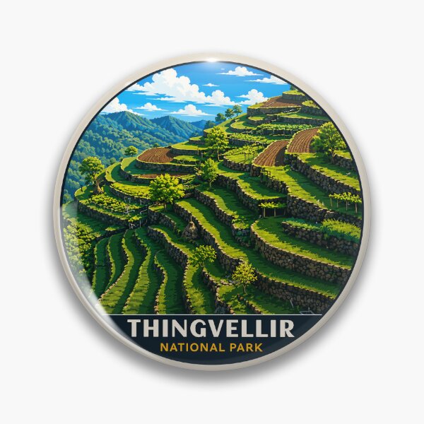 Item preview, Thingvellir National Park Iceland – Vintage Nordic Wilderness Adventure designed and sold by Gideon Emmerich.