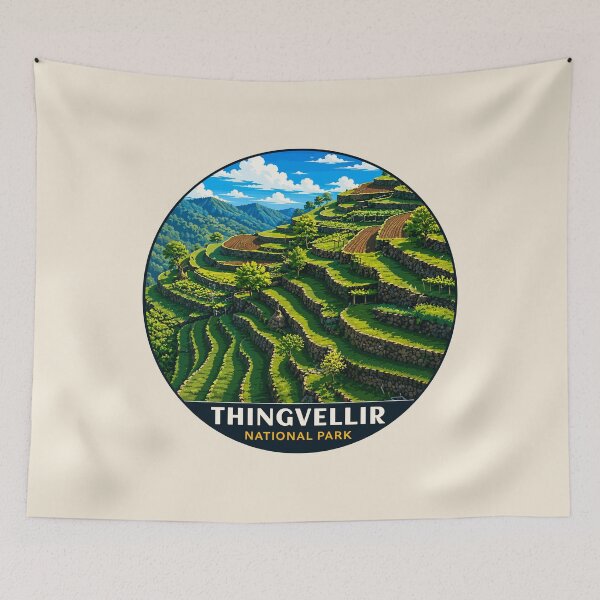 Item preview, Thingvellir National Park Iceland – Vintage Nordic Wilderness Adventure designed and sold by Gideon Emmerich.