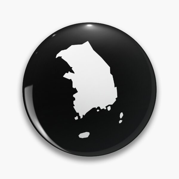 Item preview, South Korea Country Shape KR designed and sold by shitpostee.