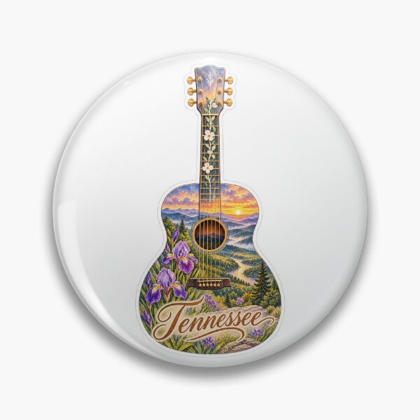 Item preview, Tennessee Smoky Mountain Guitar designed and sold by Whimspired By Paxx.