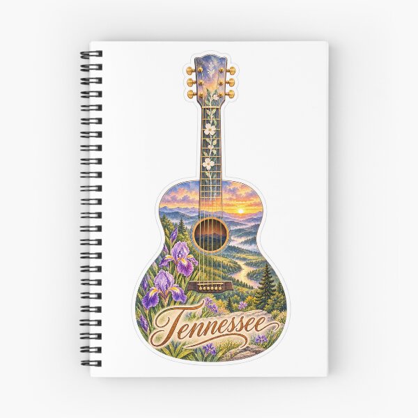 Item preview, Tennessee Smoky Mountain Guitar designed and sold by Whimspired By Paxx.