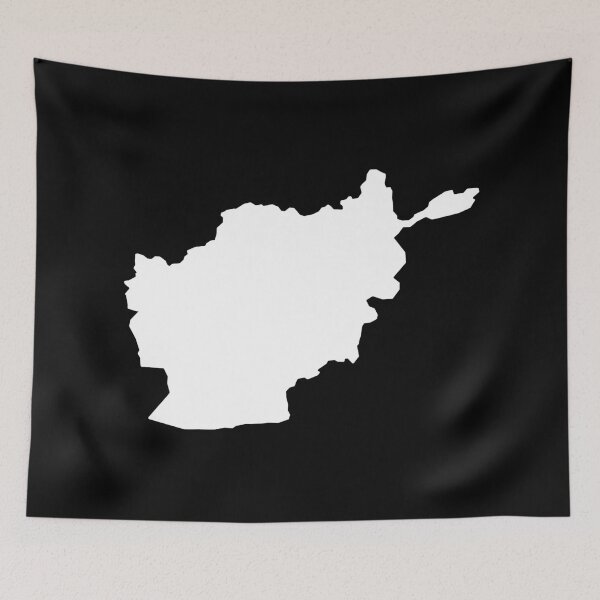 Item preview, Afghanistan Country Shape AF designed and sold by shitpostee.