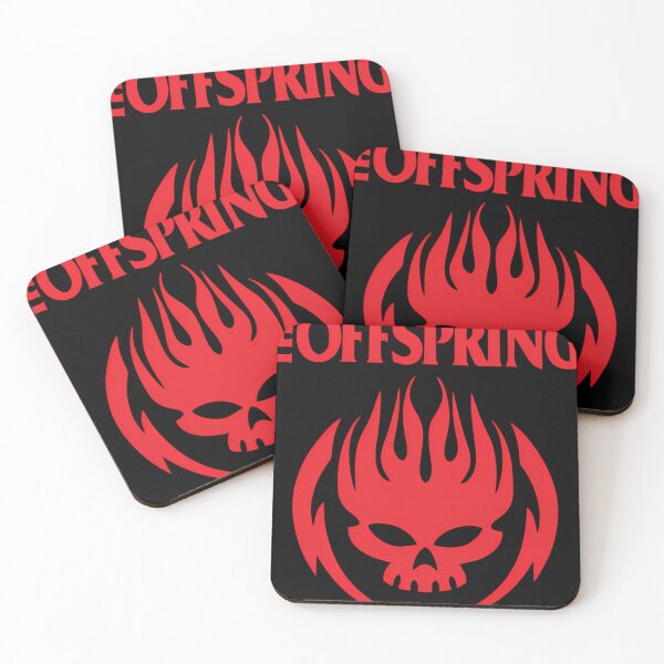 Item preview, The Offspring Flaming Skull On Circle designed and sold by art-anil-red.
