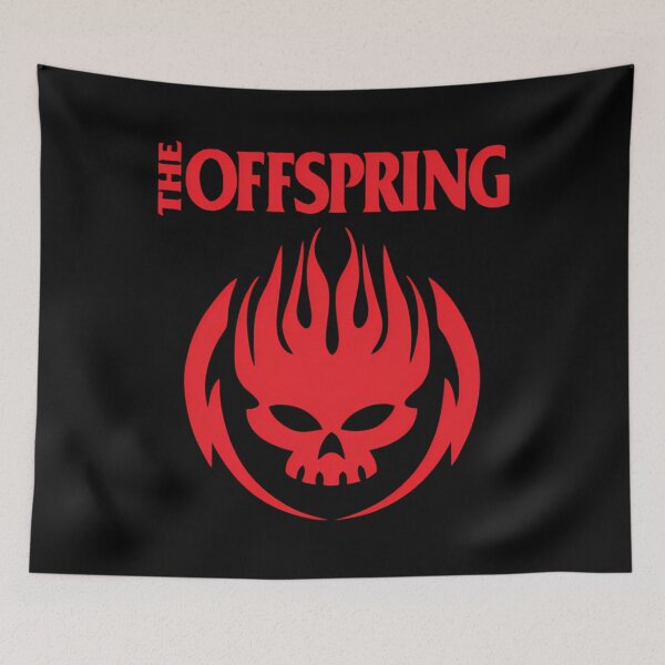 Item preview, The Offspring Flaming Skull On Circle designed and sold by art-anil-red.