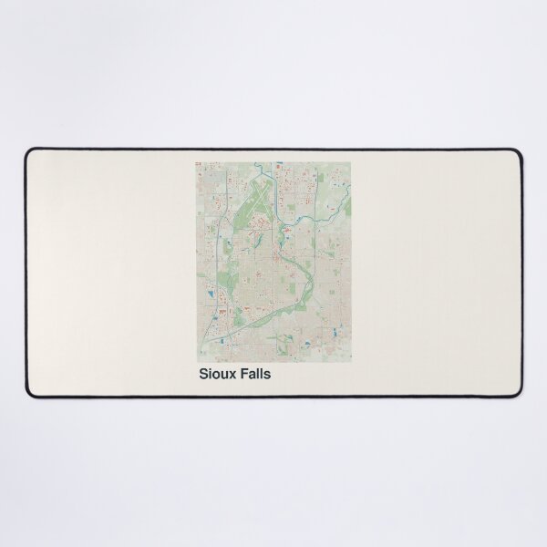 Item preview, Sioux Falls Minimalistic Map Art designed and sold by MapsNerd.