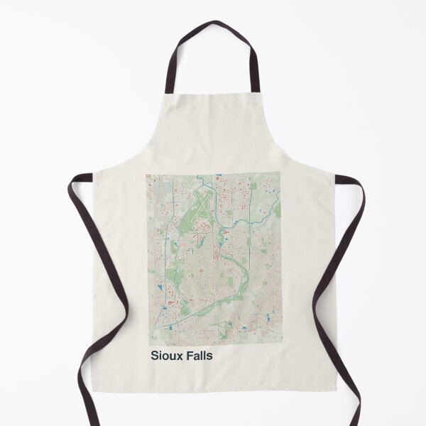 Item preview, Mapa minimalista de Sioux Falls designed and sold by MapsNerd.