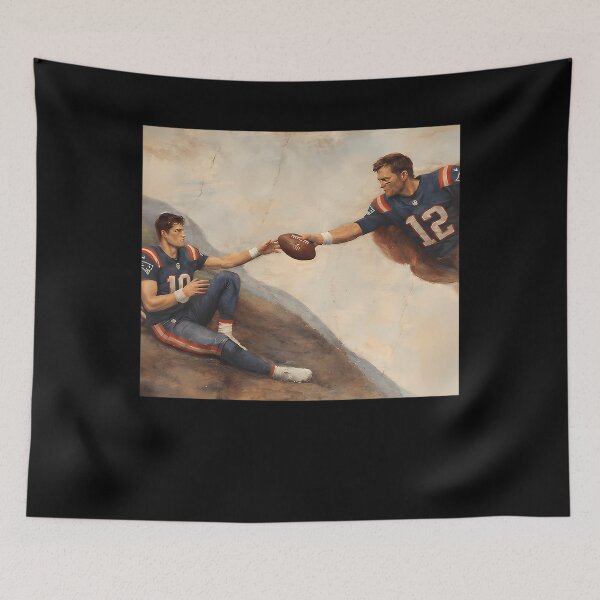 Item preview, Football Brady And Maye New England Patriots Super Bowl designed and sold by art-anil-red.