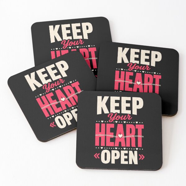 Item preview, Keep Your Heart Open Inspirational Love Quote designed and sold by the-dovlat.