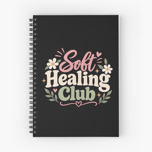 Item preview, Soft Healing Club – Self Care, Mental Wellness & Cozy Healing Quote designed and sold by Sanika arts .