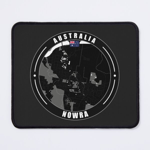 Item preview, Nowra Australia City Map  designed and sold by Thistle-TShop.
