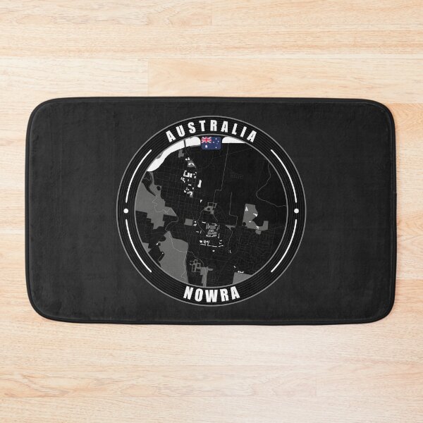 Item preview, Nowra Australia City Map  designed and sold by Thistle-TShop.