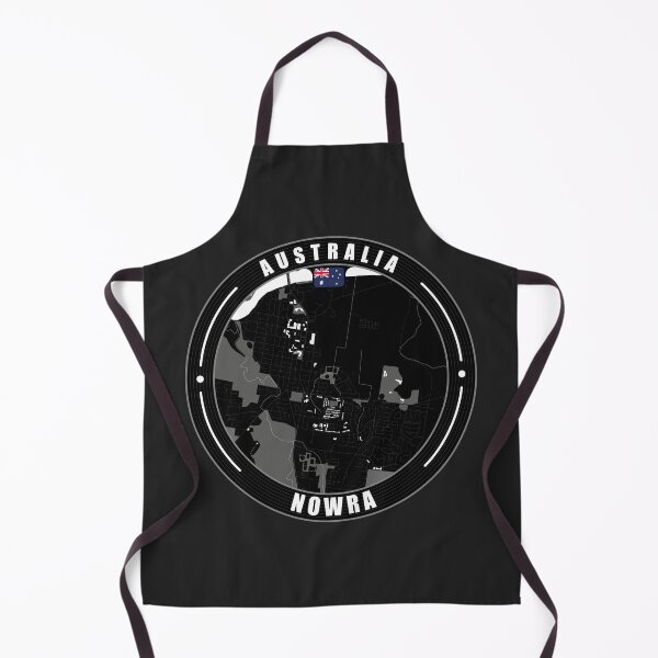 Item preview, Nowra Australia City Map designed and sold by Thistle-TShop.