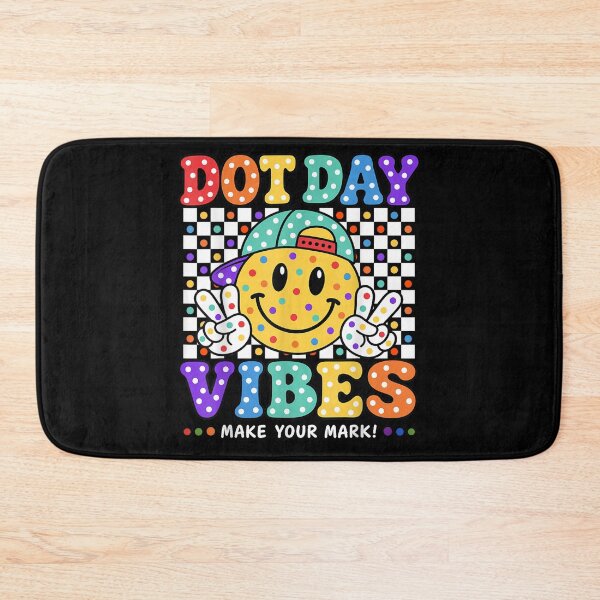 Artikelvorschau, Funny Dot Day Vibes Smile Face Colorful Polka Dot Boy Kids entworfen und verkauft von KristenSabol.