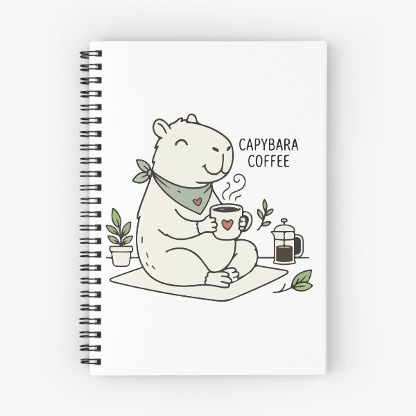 Item preview, Capybara Coffee Lover - Cute Animal Drinking Coffee designed and sold by Brexmore3.