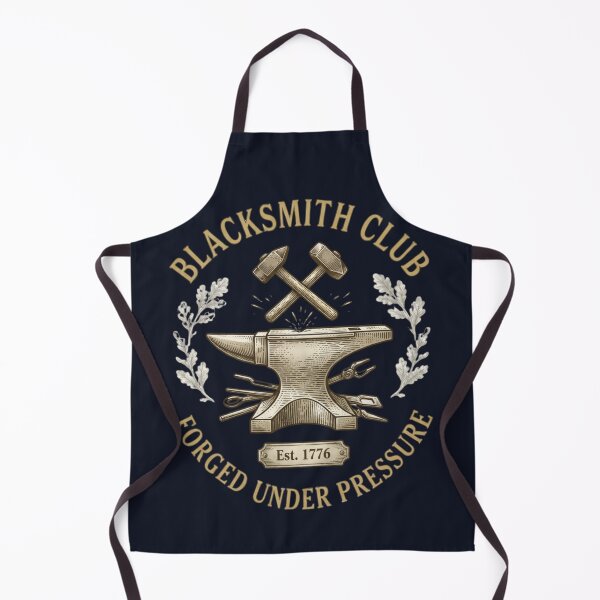 Item preview, Blacksmith Club Forged Under Pressure Heritage Badge designed and sold by CalmCapy Co.