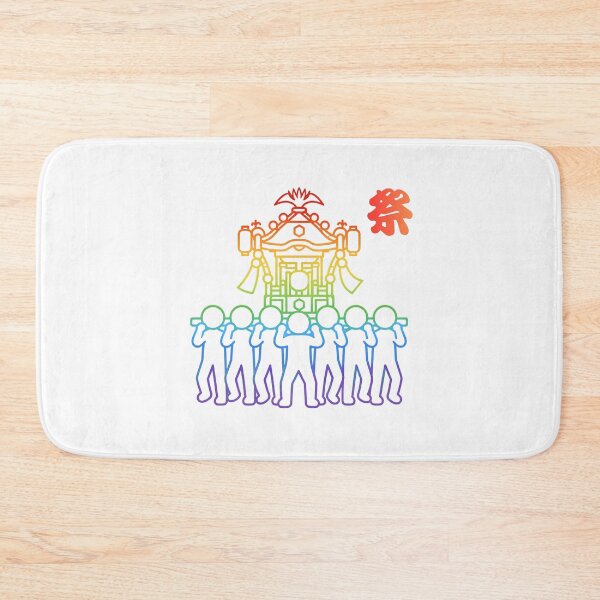 Item preview, Mikoshi Japanese Portable Shrine Festival - Rainbow Culture Pictogram designed and sold by japan-picto.