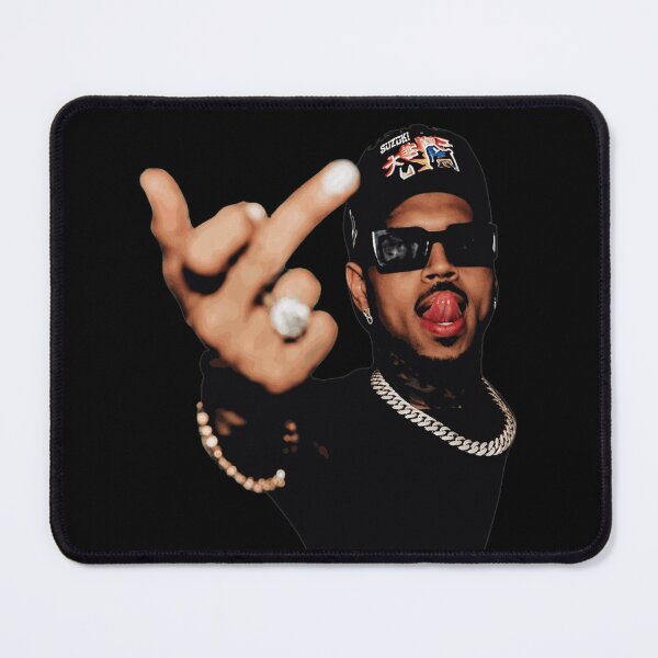 Item preview, Edgy Portrait Middle Finger Tongue Out Tee designed and sold by JoWebb20245.