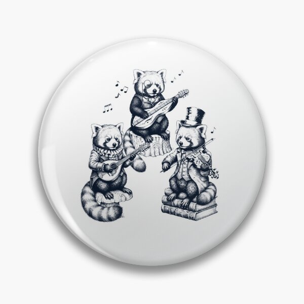 Item preview, Vintage Red Panda Music Instrument Animal Lover designed and sold by dian-rody-crest.