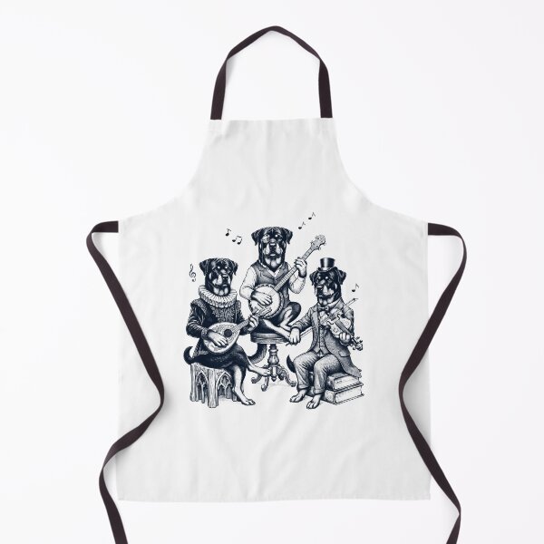 Item preview, Vintage Rottweiler Music Instrument Dog Lover designed and sold by dian-rody-crest.