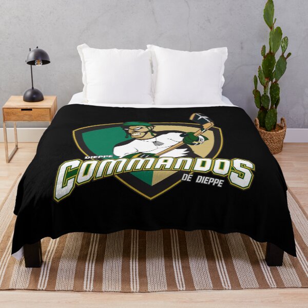 Item preview, Dieppe Commandos Retro Hockey Mascot Logo designed and sold by JOSEPEDEEN12.