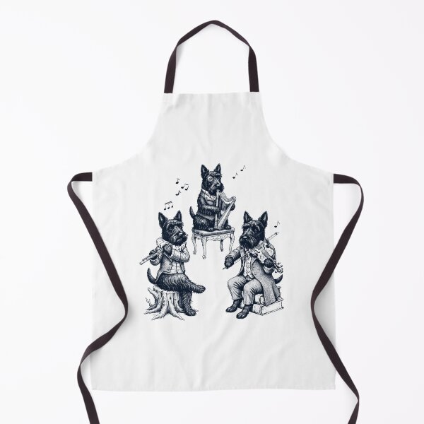 Artikelvorschau, Vintage Scottish Terrier Musikinstrument für Hundeliebhaber entworfen und verkauft von dian-rody-crest.