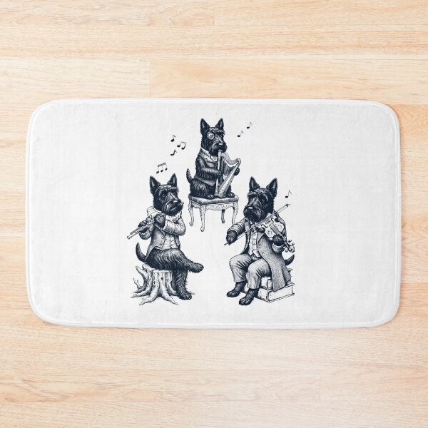 Item preview, Vintage Scottish Terrier Music Instrument Dog Lover designed and sold by dian-rody-crest.