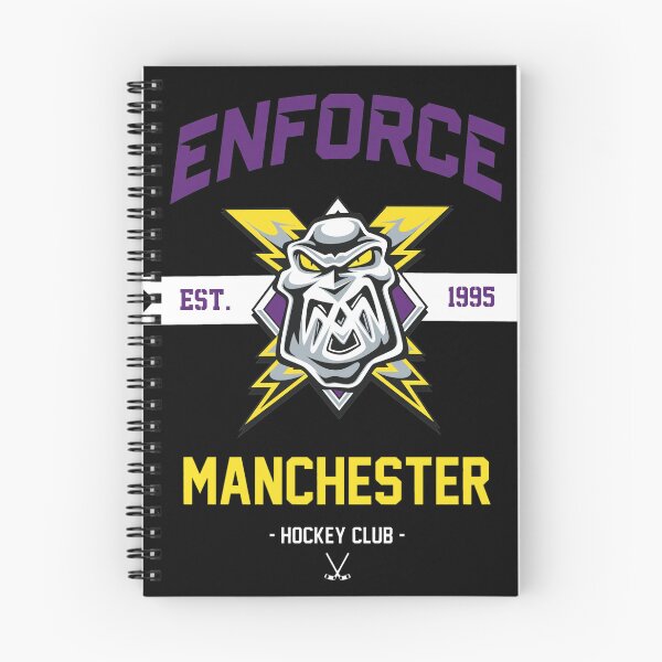 Item preview, Enforce Manchester Hockey Club Retro Mascot designed and sold by JOSEPEDEEN12.