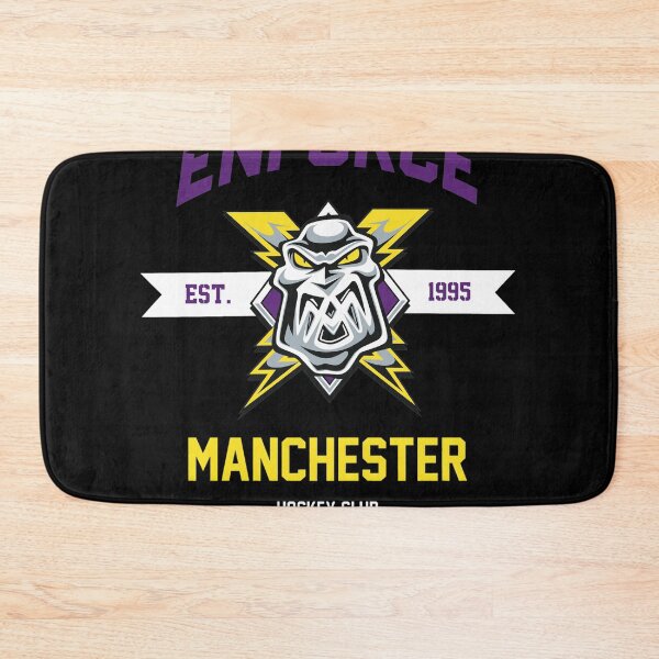 Item preview, Enforce Manchester Hockey Club Retro Mascot designed and sold by JOSEPEDEEN12.
