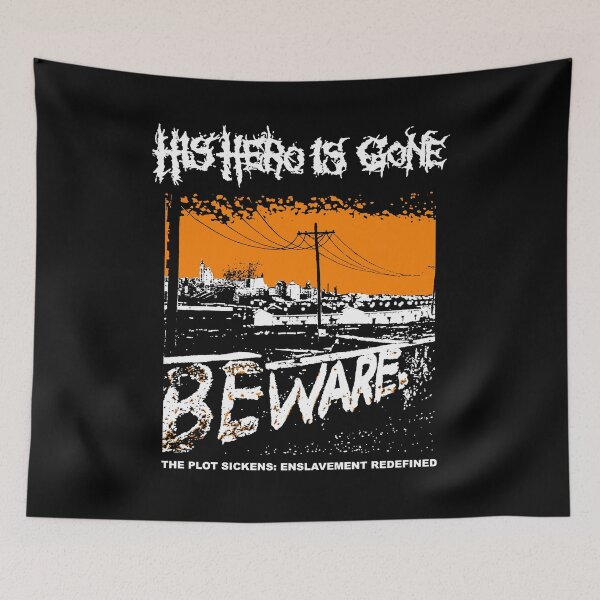Item preview, His Hero Is Gone - The Plot Sickens... designed and sold by Limn From Limb.