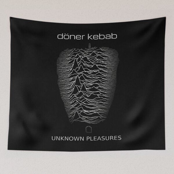 Item preview, Doner Kebab Unknown Pleasures designed and sold by art-anil-red.