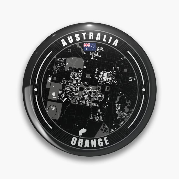 Item preview, Orange Australia City Map  designed and sold by Thistle-TShop.
